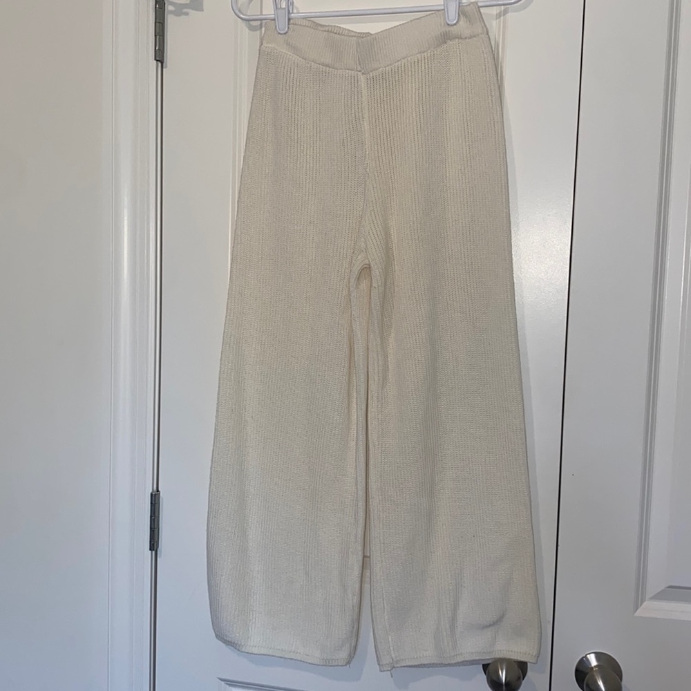 Petal + Pup White Sweatpants